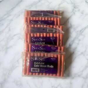 💥 E-Z Flow Cold Wave Rods – 6 Packs of 12 (New, Unopened) by Soft 'n Style